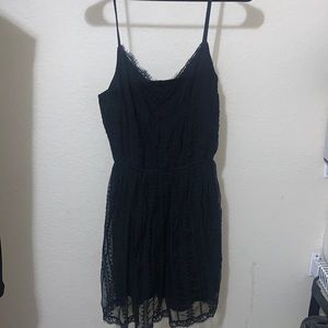 Abercrombie & Fitch black lace dress
